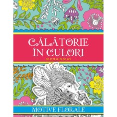 Calatorie in culori motive florale - Geanta Roxana