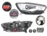 Far Audi A6 (4g/C7), 01.2011-06.2014, fata, Dreapta, bi-xenon; cu lumini de curbe; cu LED daytime running light; D3S+H7+LED+PSY24W; electric; fara ba