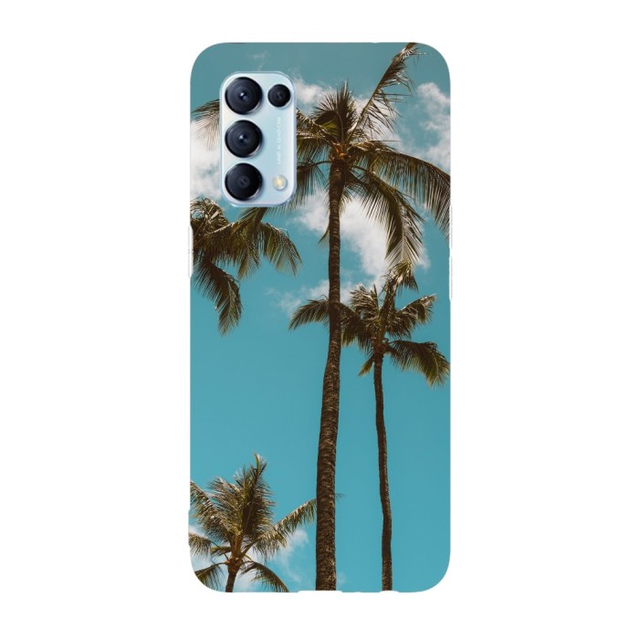 Husa compatibila cu Oppo Find X3 Lite model Palm trees, Silicon, TPU, Viceversa