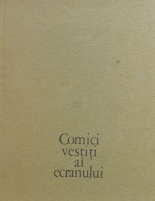 COMICI VESTITI AI ECRANULUI foto