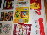 Cumpara ieftin LOT 9 AMBALAJE / ETICHETE VECHI ALIMENTE /