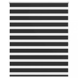 Jaluzea tip zebra, 120 x 175 cm, negru