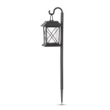 Lampa solara de gradina 8xmicroLED WW felinar cu suport 42.5cm Entac