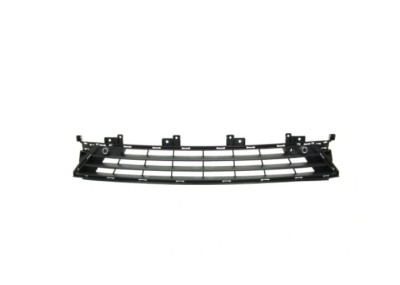Grila bara protectie, spoiler Opel Astra K, 2020-02.2022, montare fata, +/- gauri pentru senzori de parcare; negru, RapidAuto foto