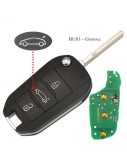 Cheie Briceag Peugeot 308, 3008, 3 Butoane, 433 Mhz, HITAG 4A Aes AutoProtect KeyCars