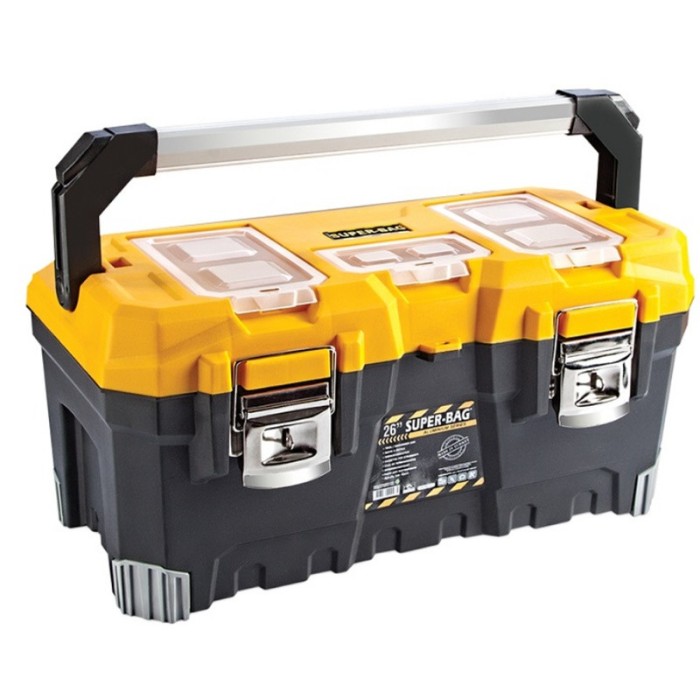 Cutie din plastic pentru scule, profesionala, cu maner din aluminiu, 26&quot;, ASR-4018, 676 x 314 x 300 mm