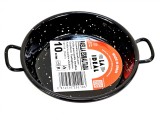 Tigaie din otel emailat vitrificat, paella valenciana fructe de mare, diametru 10 cm, 2 manere, Garcima, GRC20210