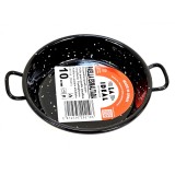 Tigaie din otel emailat vitrificat, paella valenciana fructe de mare, diametru 10 cm, 2 manere, Garcima, GRC20210