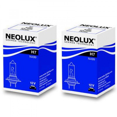 Pachet 2 x Bec Far H7 12V Px26D 55W Neolux foto