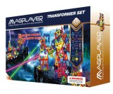 Joc de constructie magnetic - 208 piese, MAGPLAYER