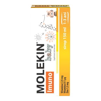 Molekin Imuno Baby Sirop 1-3 ani 150 mililitri Zdrovit foto