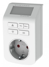 Priza programabila digital, ip20, 3680 w, programare saptamanala, home foto
