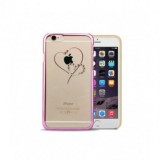 Husa iPhone 6/6S Astrum Telesthesia Pink cu Swarovski - Protectie Premium, Design Elegant