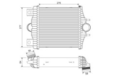 VALEO 818384 Intercooler, compresor
