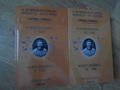 OPERA OMNIA VOL. VII/1-2. MARTURISIRILE. CONFESSIONES (EDITIE INTEGRALA LATINO-ROMANA)-SFANTUL AUGUSTIN foto