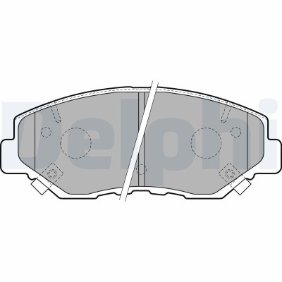 DELPHI LP1806 set placute frana,frana disc foto