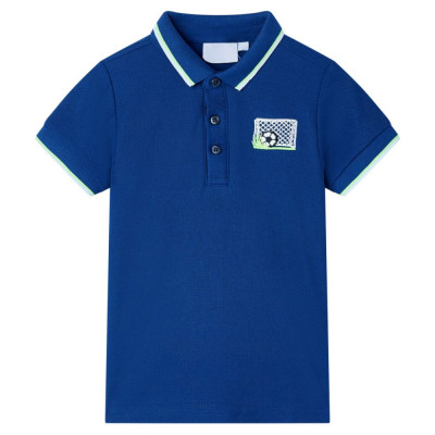 Tricou polo pentru copii, albastru &amp;icirc;nchis, 128 foto