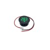 Voltmetru digital LED DC 4-100V rotund verde
