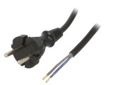 Cablu Electric Negru 3.8m 10A 2x1mm2