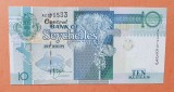 10 Rupees Bancnota veche Seychelles - stare foarte buna - UNC