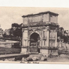 FV4-Carte Postala- ITALIA - Roma, Arco di Tito, necirculata 1934