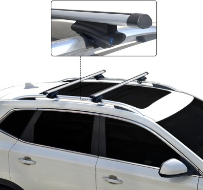 Set Bare portbagaj transversale universale din aluminiu 130cm pentru bare distantate Cod: 020-130 foto