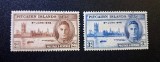 Insulele Pitcairn 1946 Seria Comemorativă Victoriei (Al Doilea Război Mondial) Serie Completă 2v (Regele George al VI-lea) Neștampilat - A85