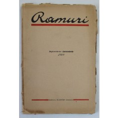 RAMURI , REVISTA , ANUL 32 , NR. 9-11 , SEPTEMBRIE - DECEMBRIE , 1940