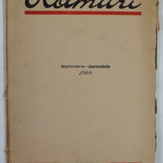 RAMURI , REVISTA , ANUL 32 , NR. 9-11 , SEPTEMBRIE - DECEMBRIE , 1940