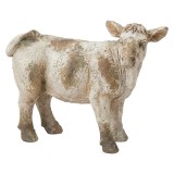 Cumpara ieftin Figurina Vacuta ceramica bej 43x17x31 cm