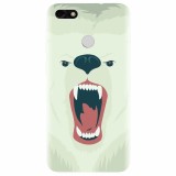 Husa silicon pentru Huawei Y6 Pro 2017, Fierce Polar Bear Winter