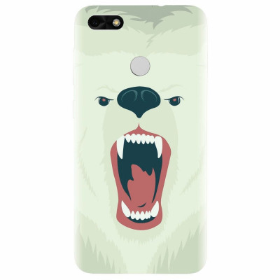 Husa silicon pentru Huawei P9 Lite, Fierce Polar Bear Winter foto