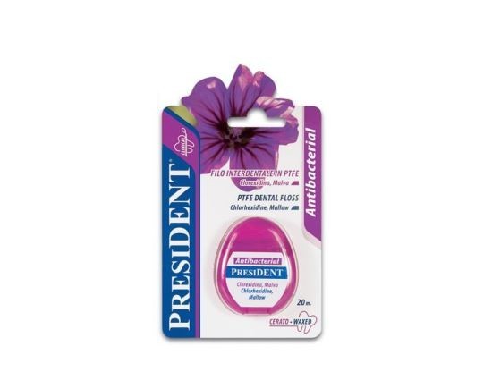 Ata dentara parodontoza actiune anti bacteriana cu Clorhexidina PresiDent Antibacterial 20mt Ata dentara parodontoza actiune anti bacteriana cu Clorhexidina PresiDent Antibacterial 20mt