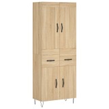 Cumpara ieftin Dulap inalt, stejar sonoma, 69,5x34x180 cm, lemn compozit