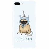 Husa silicon pentru Apple Iphone 8 Plus, Pugicorn