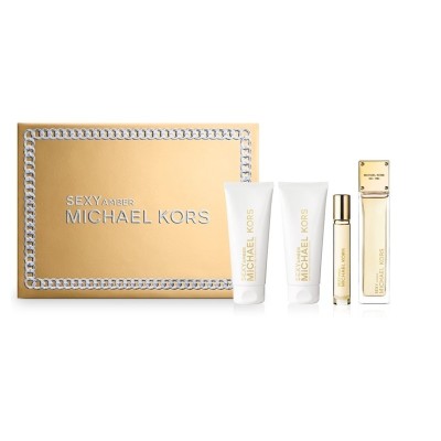 Michael Kors Sexy Amber Set cadou pentru femei EDP 100 ml + EDP 10 ml + 100 ml loțiune de corp + 100 ml gel de duș foto