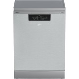 Masina de spalat vase independenta Beko BDFN36541XWP, 15 seturi, 11 programe, Display LED, Clasa C, Dozator de detergent glisant, Child Lock, Pearl In