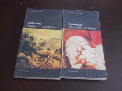 Immanuel Wallerstein - Sistemul mondial modern. volumele 1 si 2 1992 Carte Noua foto