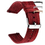 Curea material textil, compatibila Huawei Watch Fit 2, cu adaptor dedicat, Mahon Red