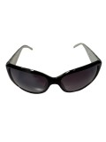 Ochelari de soare dama, UV400, Plastic, Negru, Oem