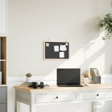 Tabla Neagra cu Cadru Lemn Pin 40x30 cm vidaXL - Tabla Scoala, Birou, Acasa - Scriere Usoara, Curatare Facila, Montaj Vertical/Orizontal