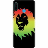 Husa silicon pentru Huawei P30 Lite, Rasta Color Lion