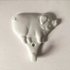 * Cuier porc, ceramic vechi, vintage, Takahashi Japan, decor farmhouse, 9cm