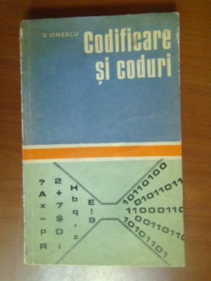 Codificare si coduri D.Ionescu foto