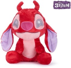 Jucarie din plus Disney Lilo Stitch Snuggletime Leroy 23cm, Rosu, 3+ ani foto