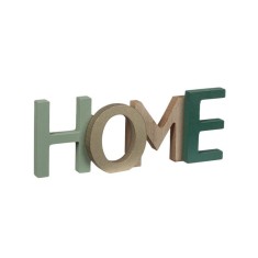 Decoratiune din lemn, 22x8 cm, Mesaj Home, ATU-086808 foto