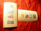 2 Blocuri Uruguay 1983 - Comunicatii URUEXPO&#039;83 ,8 valori, Nestampilat