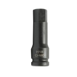 Cheie tubulara de impact hex H18, 78mm, patrat 1/2 inch Cr-Mo
