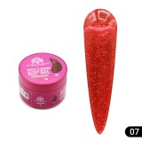 Gel pentru modelarea unghiilor 15 gr, Disco Flashing Glitter Builder Gel 07