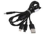Cablu Nichelat Negru 1m 30AWG 2A, Digitus